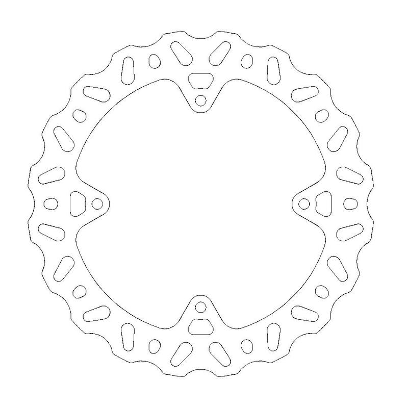 Moto-Master Nitro Bremseplate bak KTM: SX85 12-20
