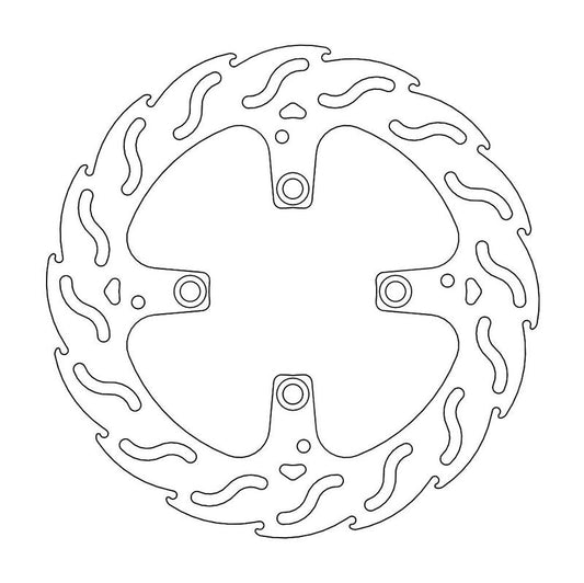 Moto-Master Flame Bremse-skive bak 1198, S, Streetfighter, 1098