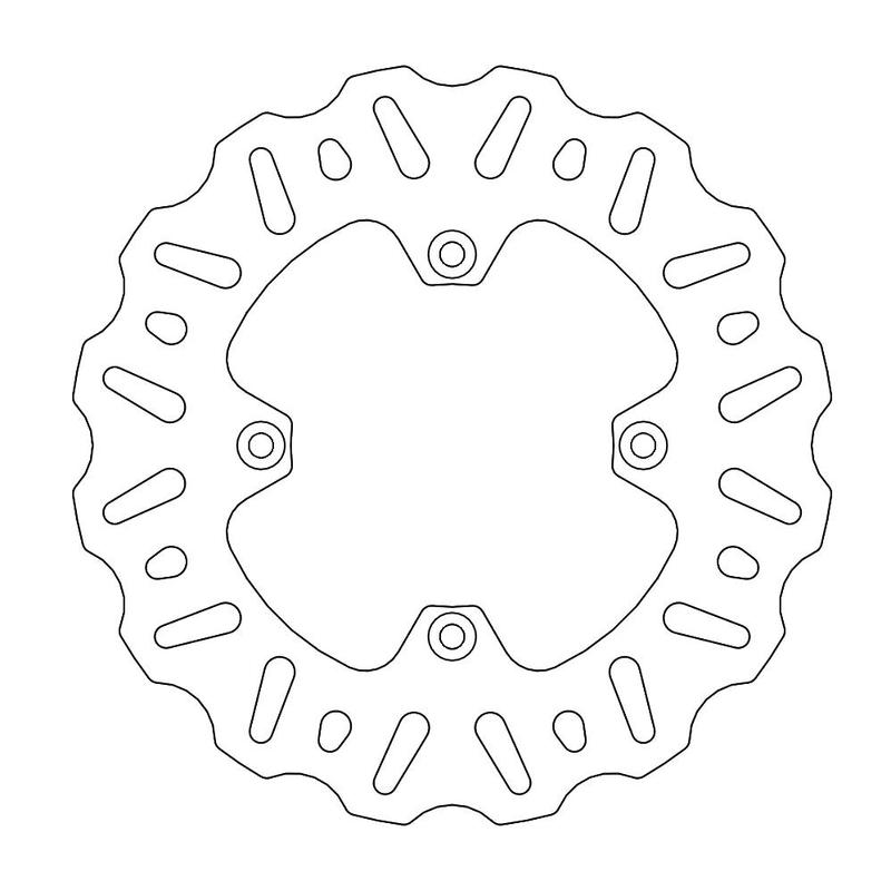 Moto-Master Nitro Bremseplate bak RM 85