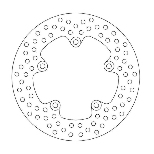 Moto-Master Halo Bremse-skive bak Aprilia: RSV1000, Shiver 750, RS250, Mana 850 AB