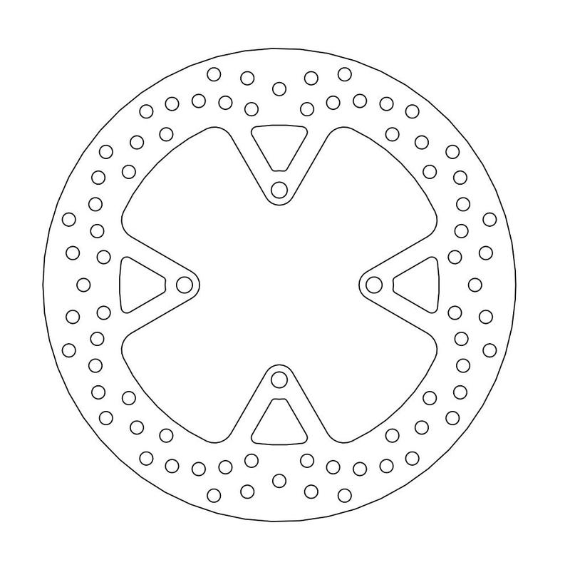 Moto-Master Halo bremseplate bak Suzuki: GS400F/Bandit, GS500E, GSX600F/FM, GSX75