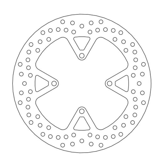 Moto-Master Halo bremseplate bak Suzuki: GS400F/Bandit, GS500E, GSX600F/FM, GSX75