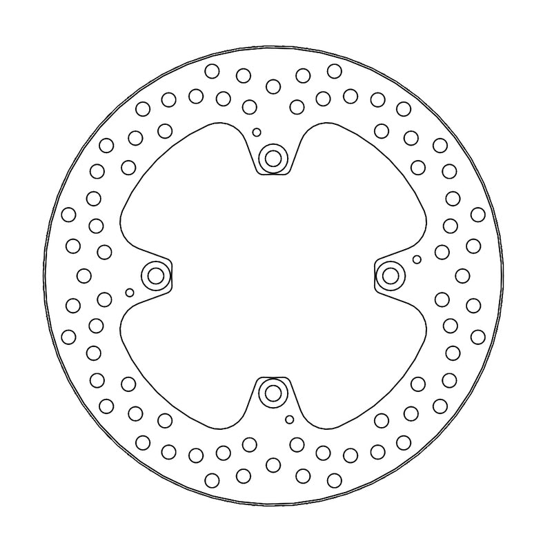 Moto-Master Halo bremseplate bak Ducati (ABS): 848, S4R, Monster S2R, Hypermotard