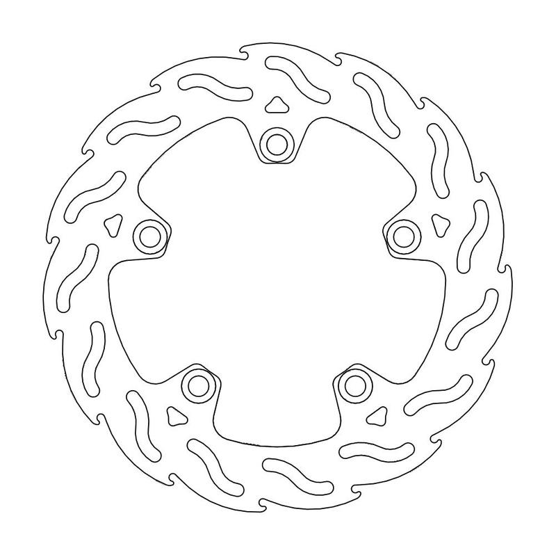 Moto-Master Flame bremseplate bak Honda: NC700 S/D Integra/X Crossover DCT