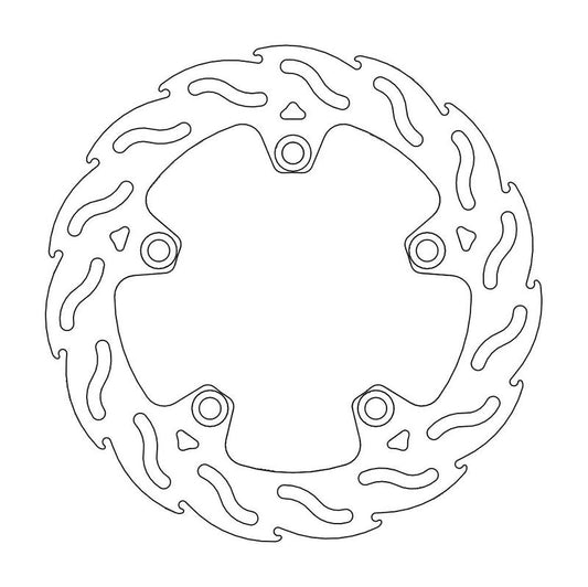 Moto-Master Flame bremseplate bak Honda: NC700 S/D Integra/X Crossover DCT