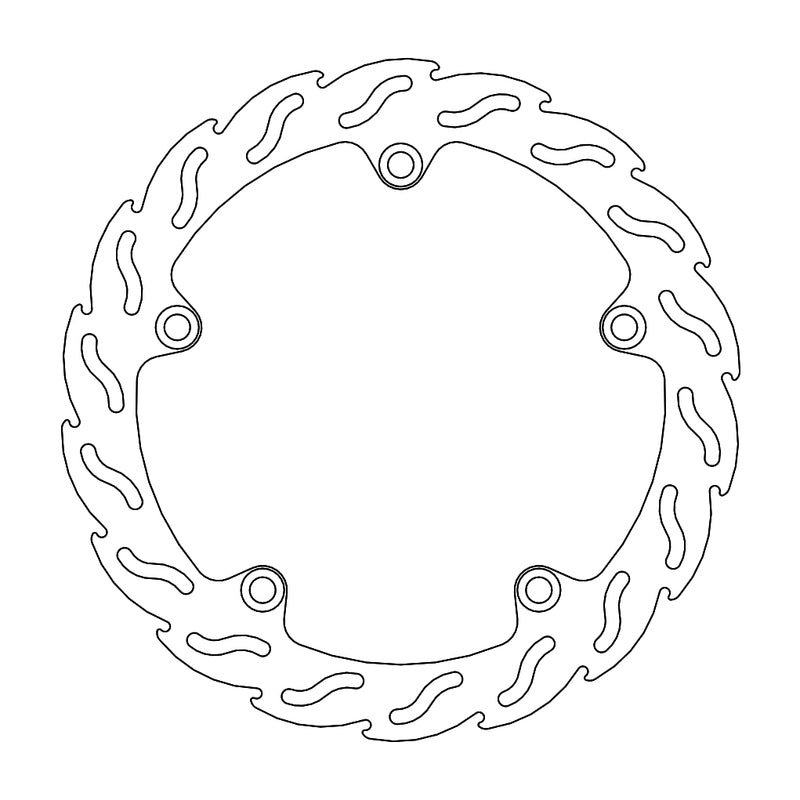 Moto-Master Flame Bremseplate bak VFR 1200 F, FA, X, Crosstourer, Dual Clutch