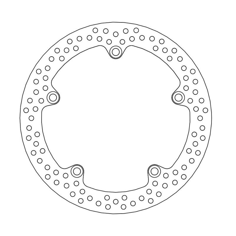 Moto-Master Halo Bremseplate bak Honda: VFR1200 F/FA/X Crosstourer