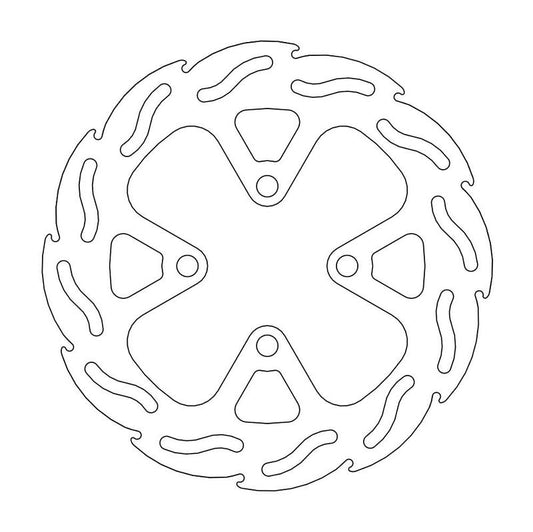 Moto-Master Flame Bremseplate foran venstre PCX 125, 150