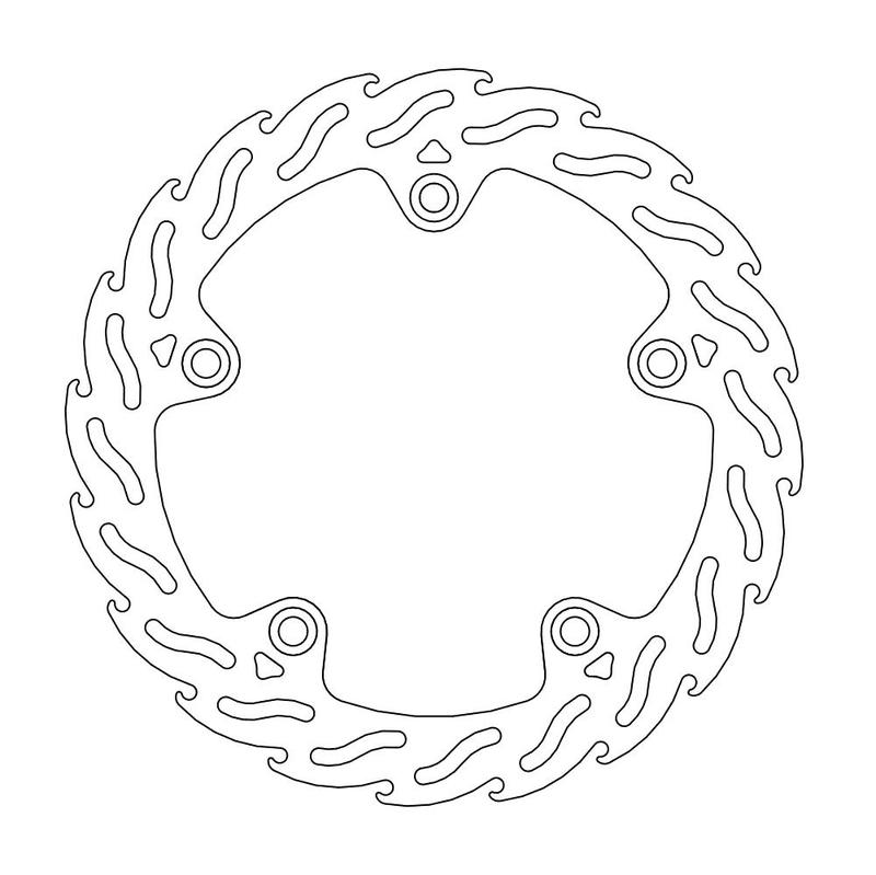 Moto-Master Flame Bremseplate venstre foran BMW: C600 Sport/C650GT