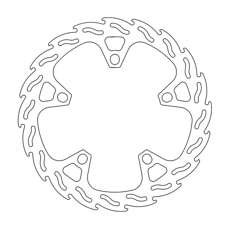 Moto-Master Flame Bremseplate foran høyre SRV 850, ABS