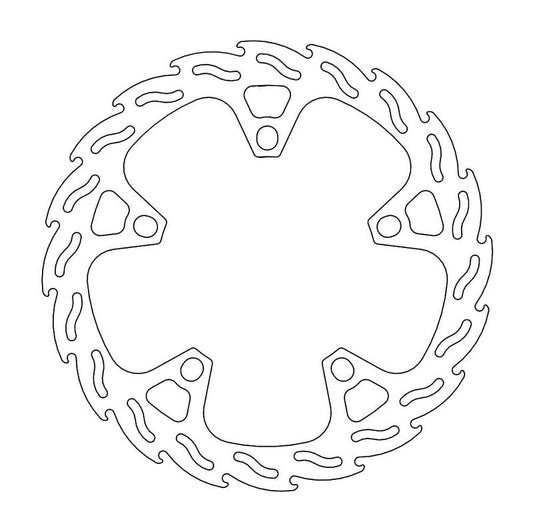Moto-Master Flame Bremseplate foran høyre SRV 850, ABS