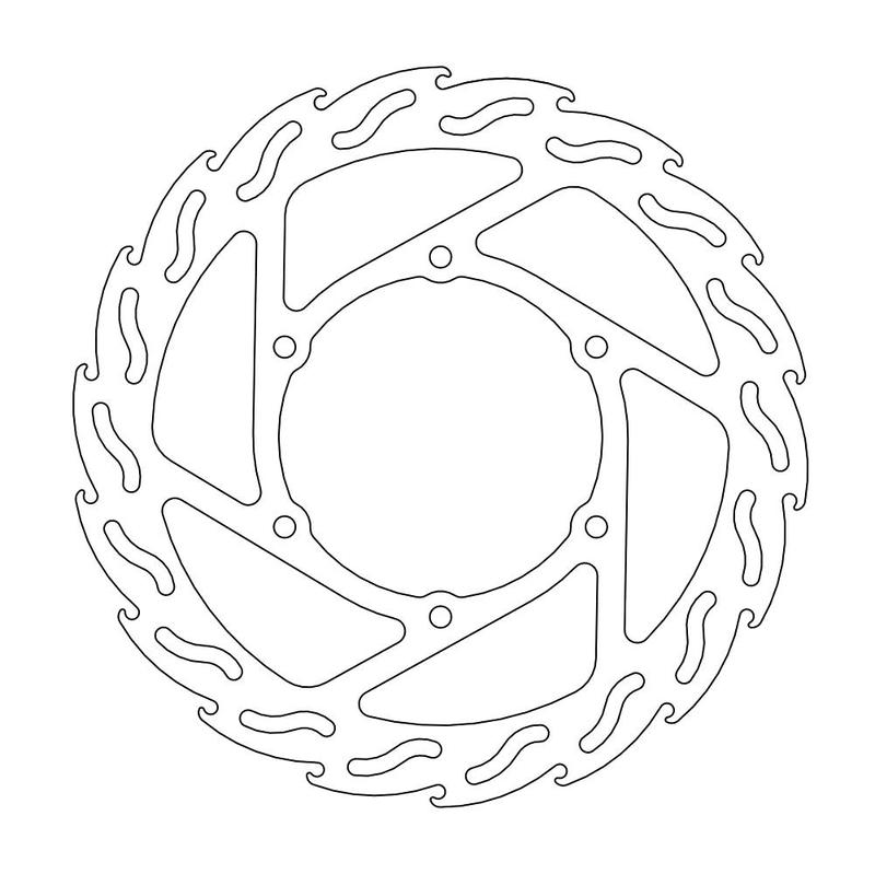 Moto-Master Flame Bremseplate foran venstre INAZUMA 250