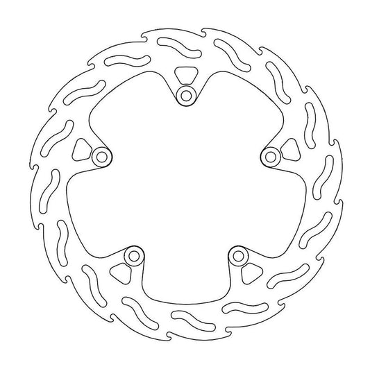 Moto-Master Flame Bremseplate foran høyre YP X-MAX 250, ABS, Sport