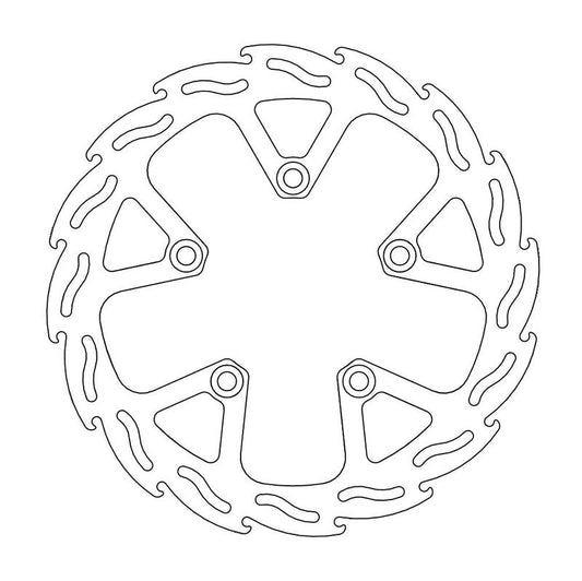 Moto-Master Flame Bremseplate bak Tiger Explorer