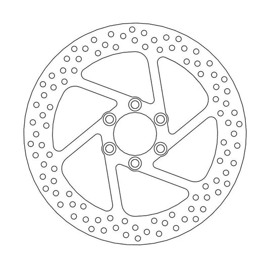 Moto-Master Halo Bremseplate foran Suzuki: VS600GL Intruder, VS800GL Intruder, VS1
