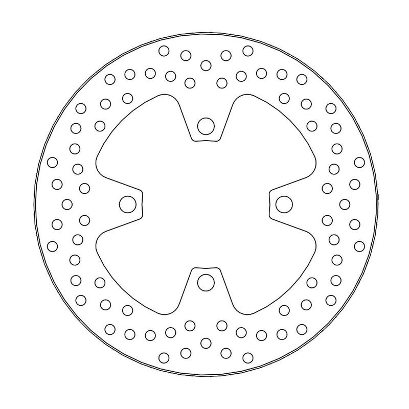 Moto-Master Halo Brakedisc rear Triumph: Daytona 675 ABS