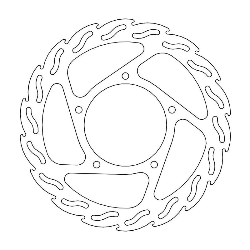 Moto-Master Flame bremseskive foran venstre Peugeot