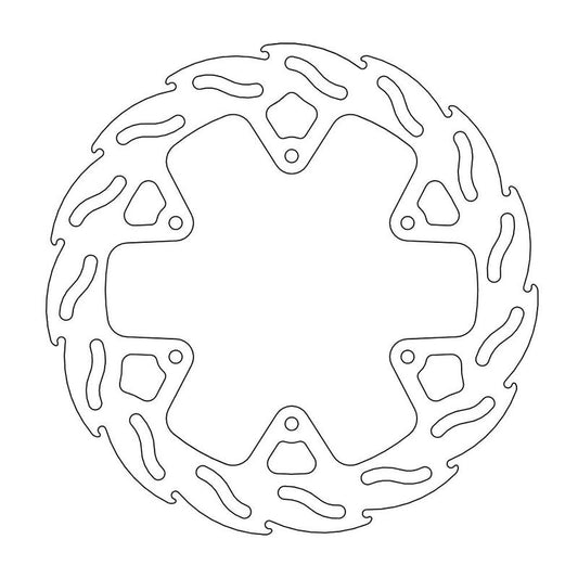 Moto-Master Factory Bremseskive bak Yamaha YZ/YZF 4,4mm