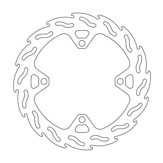 Moto-Master Factory Bremseskive bak Kawasaki KX / KXF 4,4mm