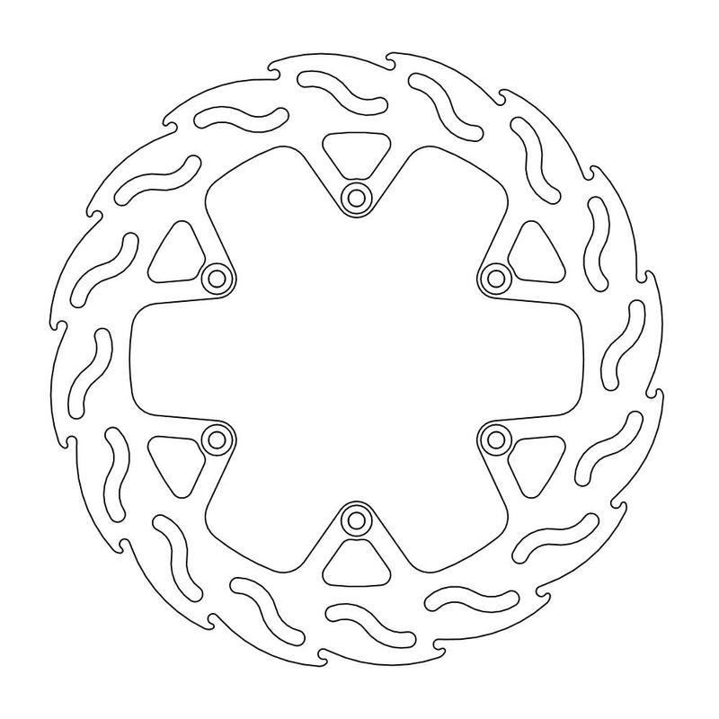 Moto-Master Flame Bremseskive bak KTM: Dakar 4mm