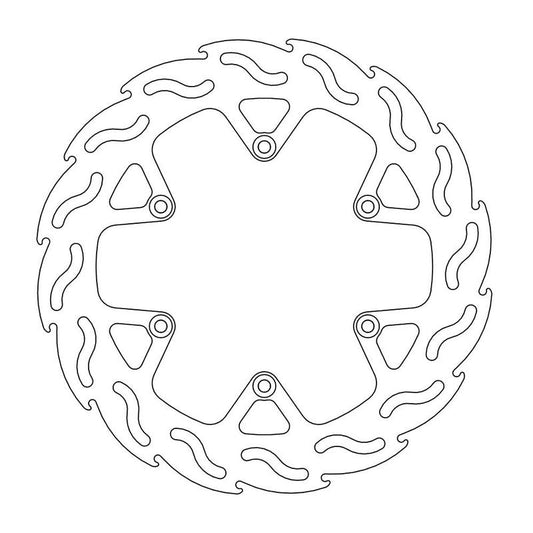 Moto-Master Flame Bremseskive bak KTM: Dakar 4mm