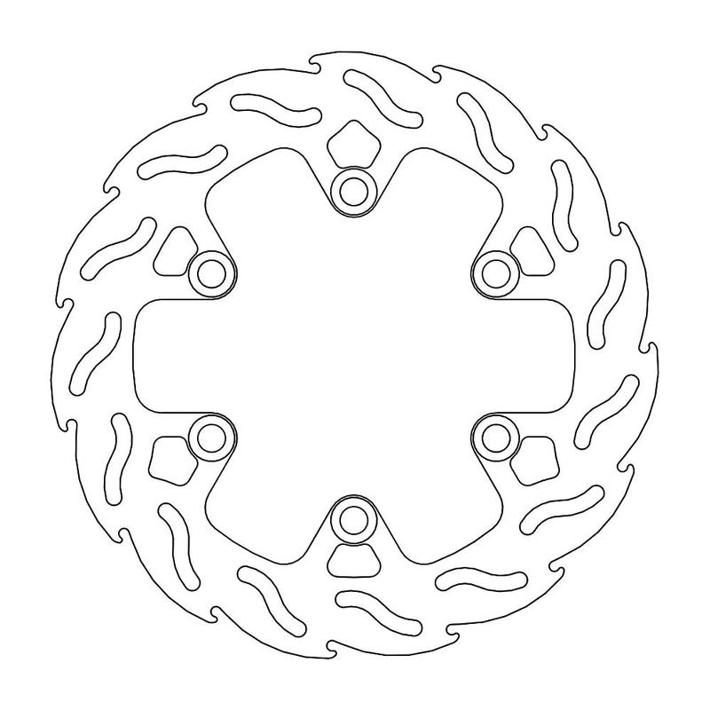 Moto-Master Flame Bremse-skive bak KTM: RC125/200/390, Duke 125/200/390