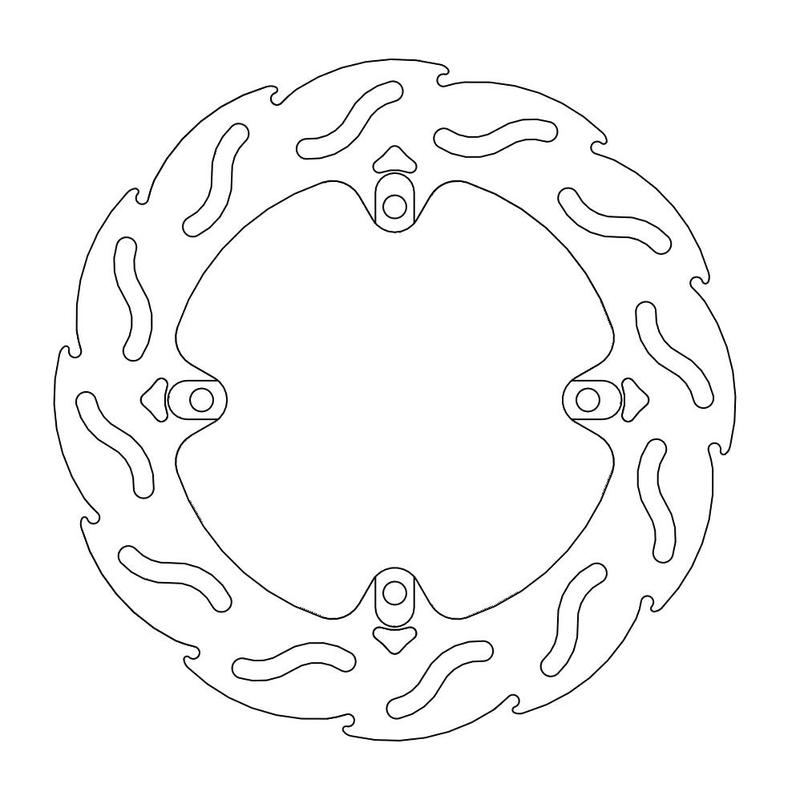 Moto-Master Flame Bremse-skive bak MV Agusta: Butale 675, F3 800, Rivale