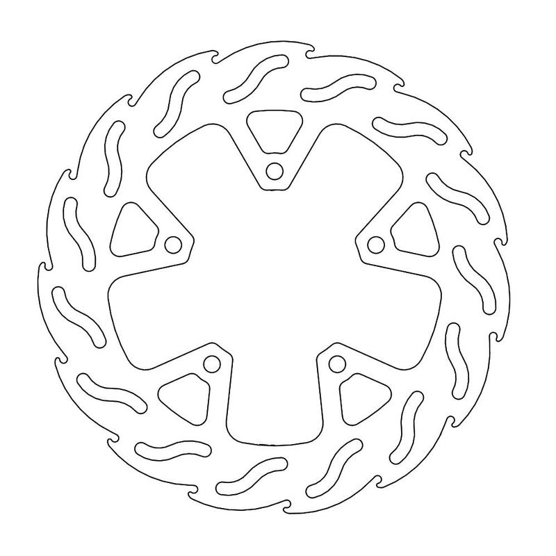 Moto-Master Flame Bremse-skive bak KTM: 1290 Superduke