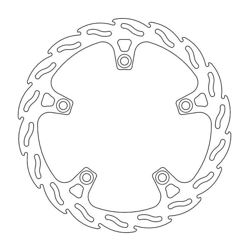 Moto-Master Flame Bremse-skive foran Honda: CBR125R