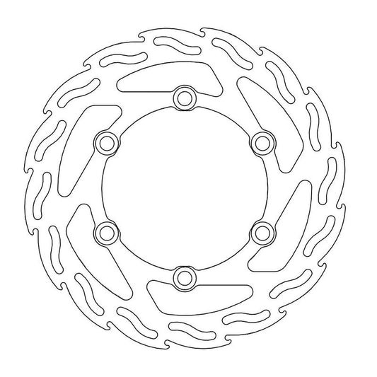 Moto-Master Flame bremseskive foran Honda: CBF125