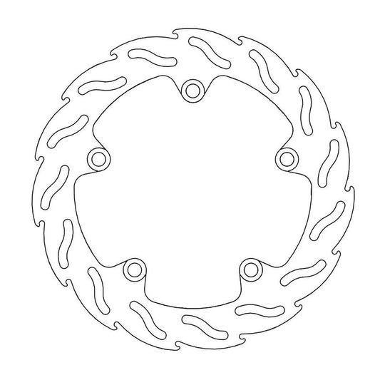 Moto-Master Flame bremseskive bak Yamaha: MT07, MT09