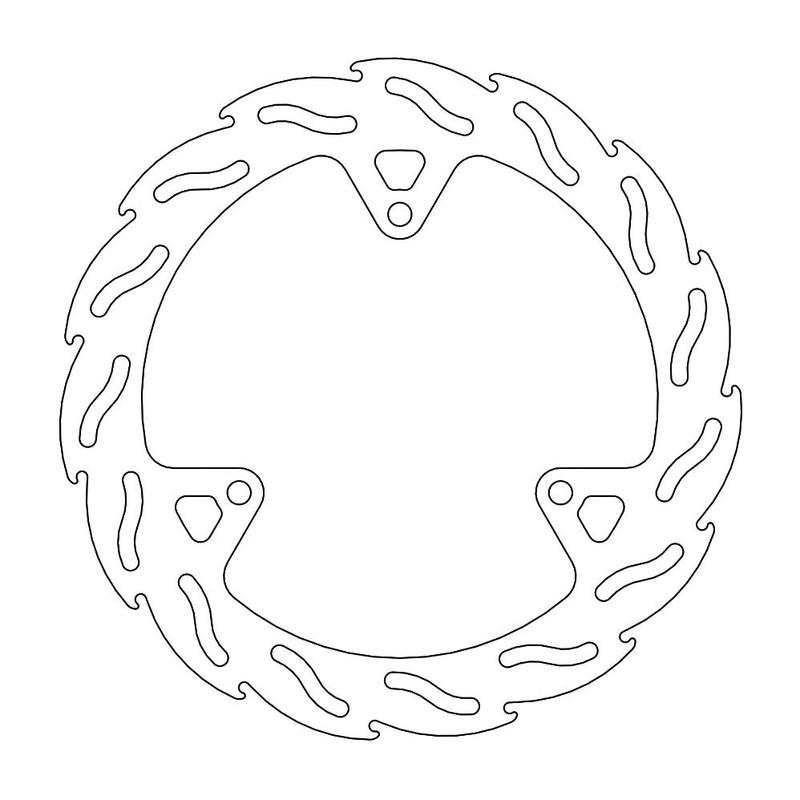 Moto-Master Flame bremseskive bak Yamaha: YP 125/250