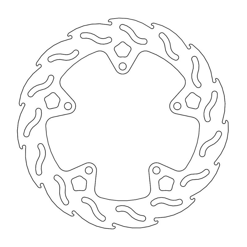 Moto-Master Flame bremseskive bak Yamaha: XJ6