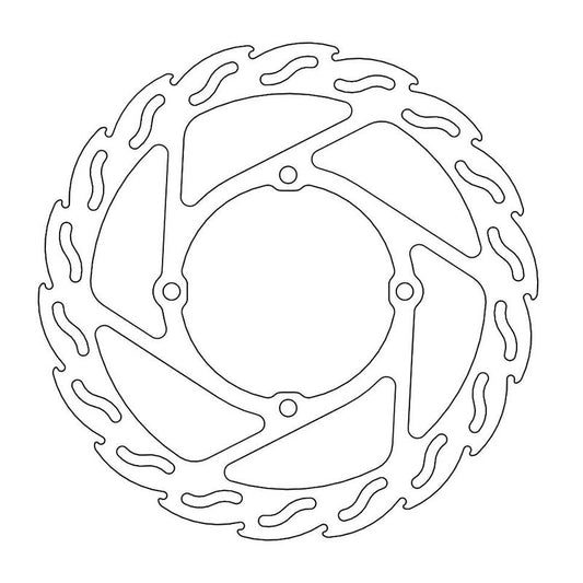 Moto-Master Flame Bremse Skive foran Kawasaki: KX250F 15-.. KX450F 15-23 270MM