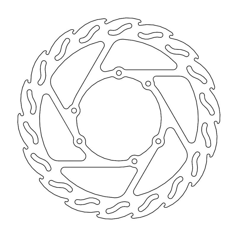 Moto-Master Flame Bremse Skive foran Honda: CRF250/450 2015->