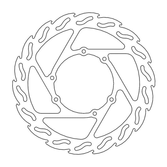 Moto-Master Flame Bremse Skive foran Honda: CRF250/450 2015->