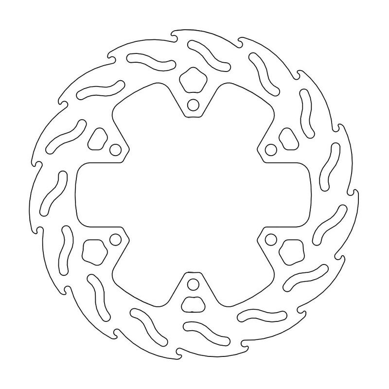 Moto-Master Flame Bremse Skive bak Ducati: Monster 821, Panigale 899