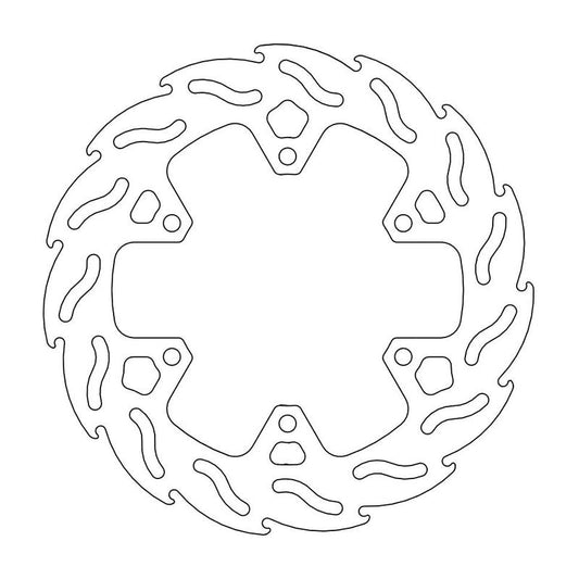 Moto-Master Flame Bremse Skive bak Ducati: Monster 821, Panigale 899