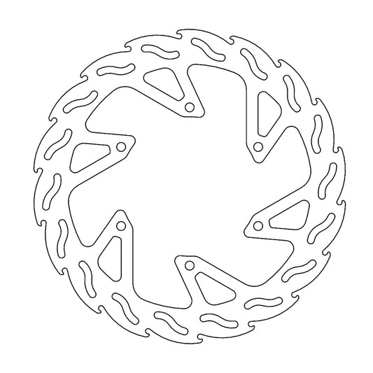 Moto-Master Flame Bremseplate bak Yamaha: XV950 R/ABS, XVS9850 A/ABS, XVS1300 (6m