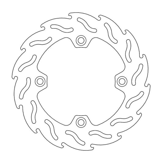 Moto-Master Flame Bremseplate bak Suzuki: DR650