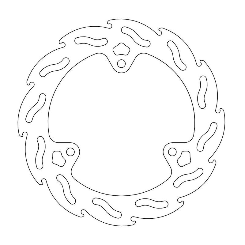 Moto-Master Flame Bremseplate bak Yamaha: YZF R3