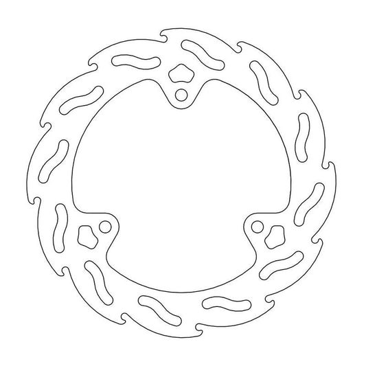 Moto-Master Flame Bremseplate bak Yamaha: YZF R3