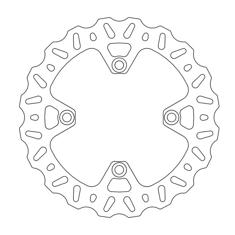 Moto-Master Nitro Bremseplate foran scooter Honda: SH125i/SH150i