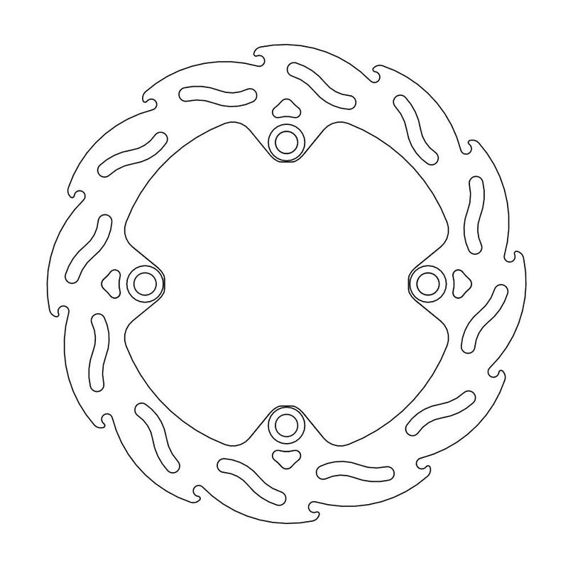 Moto-Master Flame Bremseplate bak Sherco