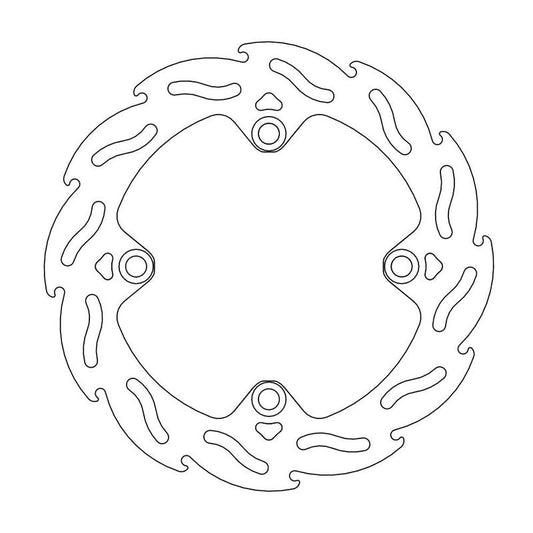 Moto-Master Flame Bremseplate bak Sherco