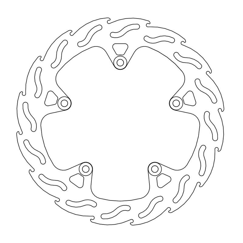 Moto-Master Flame Bremseplate foran Yamaha: X-Max 125/250 2014-->