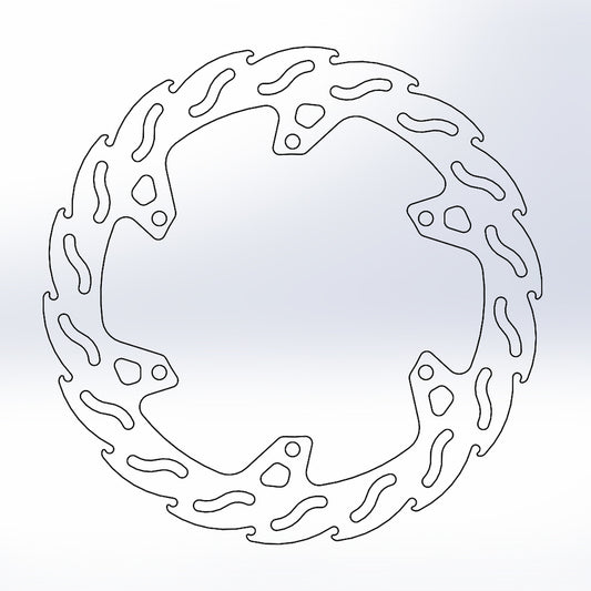 Moto-Master Flame bremseskive foran Yamaha: MT125, YZF-R125 2015-->