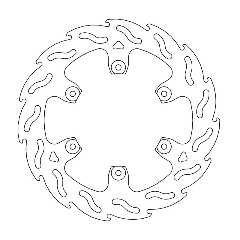 Moto-Master Flame bremseskive bak KTM: 690 SMCR, Enduro