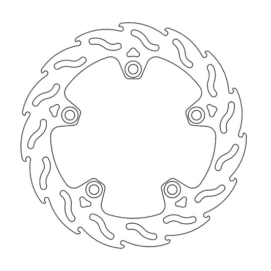 Moto-Master Flame bremseskive bak Suzuki: SV650 2007-->, SV650S ABS 2007-2012