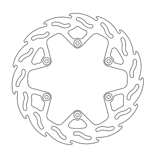 Moto-Master Flame bremseskive bak Yamaha: Factory 4.4mm 245mm